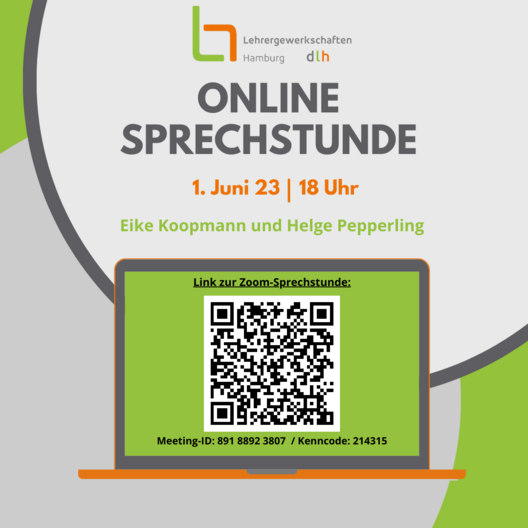 Online Sprechstunde am 01.06.2023!